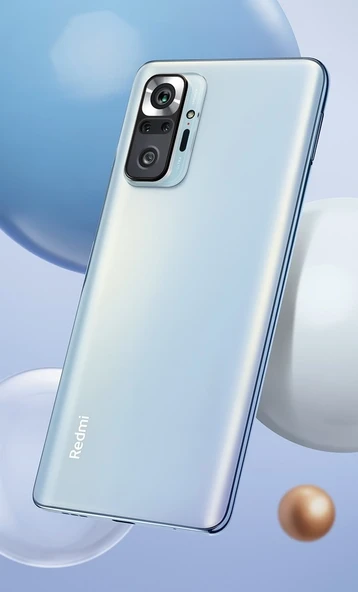 Xiaomi Redmi Note 10 Pro Arka Kapak Buz Mavisi ürün görseli 1