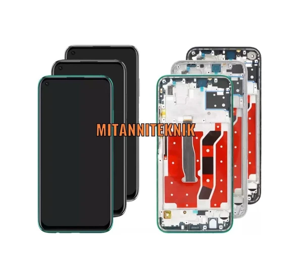 Huawei P40 Lite Lcd Ekran Dokunmatik Çıtalı (333913051) Silver - Gümüş ürün görseli 1