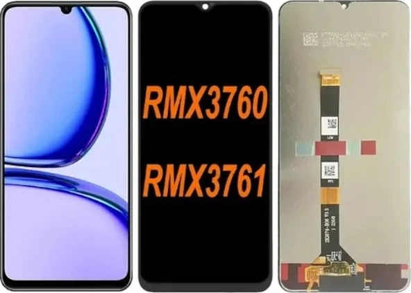 Realme C53 Uyumlu Lcd Ekran Dokunmatik + B7000 15ml Yapıştırıcı Ld-01 Siyah - Resim 2