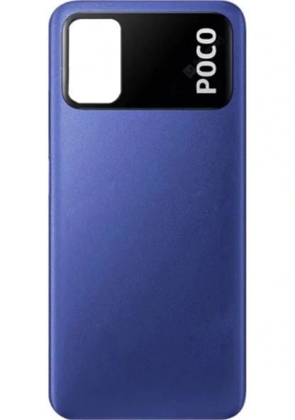Xiaomi Poco M3 Arka Pil Batarya Kapağı Lacivert ürün görseli 1
