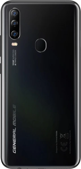 General Mobile Gm 20 Pro Arka Kapağı Siyah ürün görseli 1