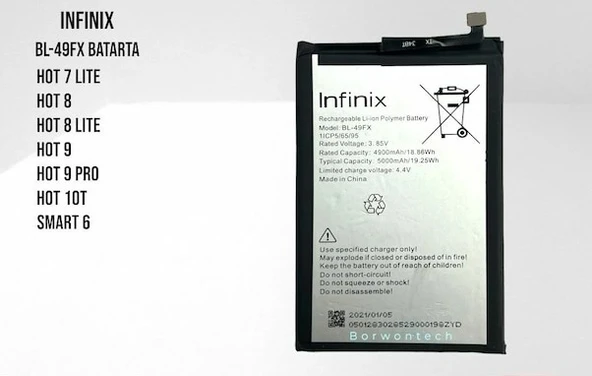 Infınıx Smart 6 Pil Batarya ürün görseli 1