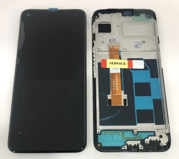 Realme 6 Rmx2001 Lcd Ekran + Dokunmatik Çıtalı Siyah ürün görseli 1