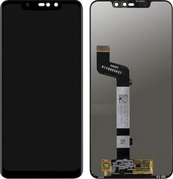 Xiaomi Redmi Note 6 Pro Uyumlu Lcd Ekran Dokunmatik + B7000 15ml Yapıştırıcı Ld-01 Siyah - Resim 2