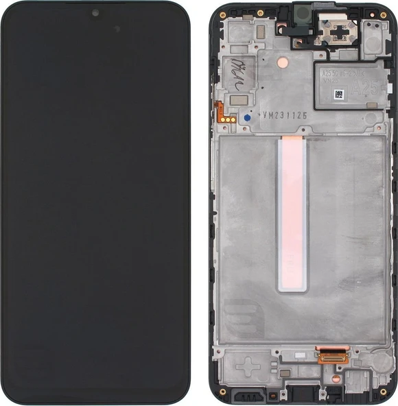 Samsung Galaxy A25 Çıtalı Tam Ekran Oled Lcd Dokunmatik Ekran Ld-01 Siyah ürün görseli 1