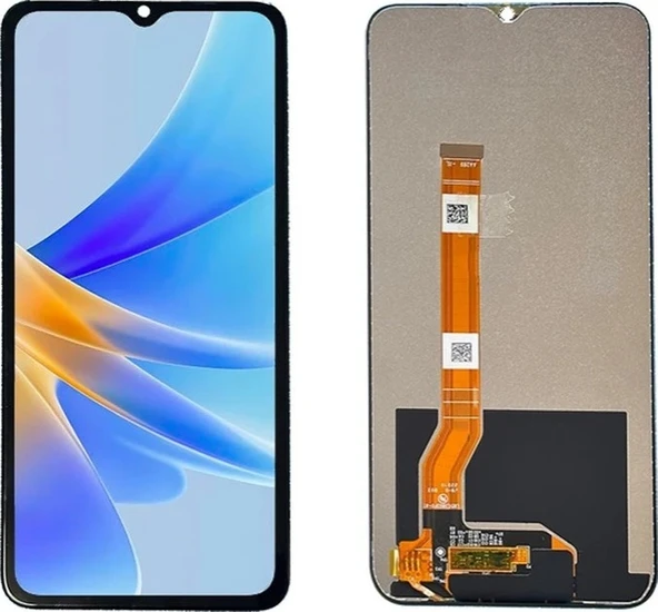 Oppo A17 Lcd Ekran Dokunmatik Siyah ürün görseli 1