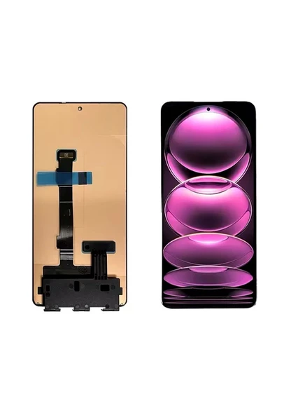 Xiaomi Redmi Note 12 Pro 5g Lcd Oled Ekran Dokunmatik siyah ürün görseli 1
