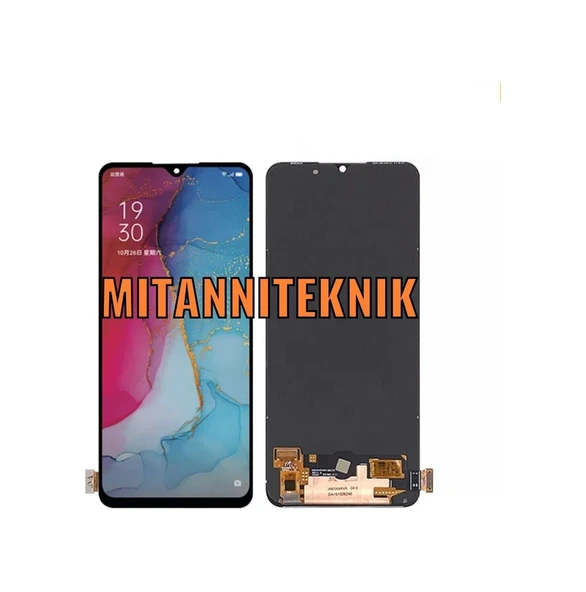 Oppo Reno 3 Lcd Ekran Dokunmatik (507622146) Çok Renkli Kalite - Oled Parmak İzi Çalışırı ürün görseli 1