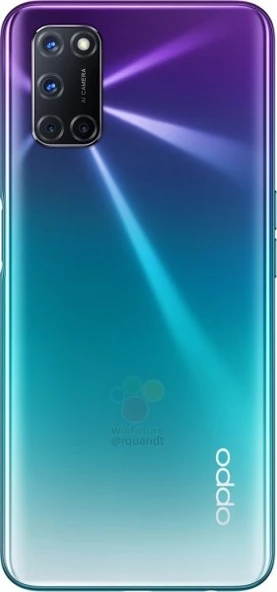 Oppo A72 Arka Batarya Kapağı Yeşil Mor ürün görseli 1