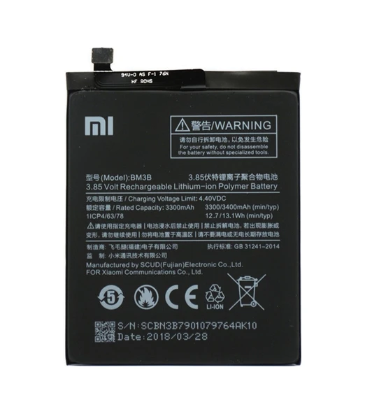 Xiaomi Mi Mix 2 Bm3B Batarya Pil 3400Mah ürün görseli 1
