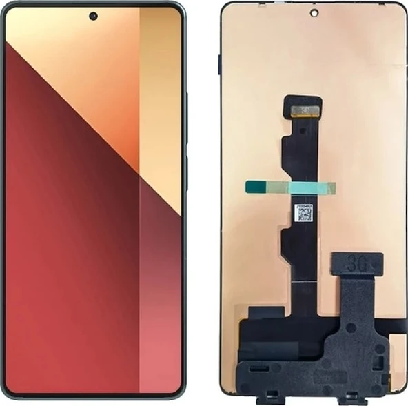 Redmı Note 13 Pro 5g Uyumlu Lcd Dokunmatik Ekran Yüksek Kalite + B7000 15ml Yapıştırıcı Ld-01 Siyah - Resim 2