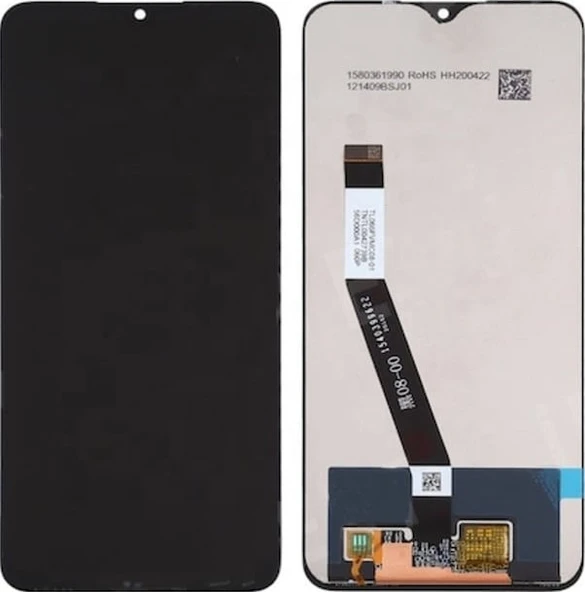 Xiaomi Redmi 9 Uyumlu Lcd Ekran Dokunmatik + B7000 15ml Yapıştırıcı Ld-01 Siyah ürün görseli 1