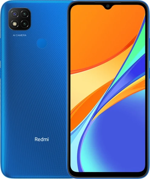 Xiaomi Redmi 9c Arka Pil Kapağı Mavi ürün görseli 1