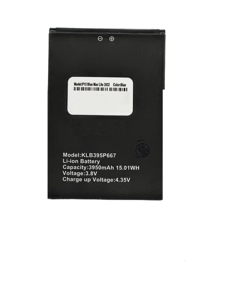 Reeder P13 Blue Max Lite 2022 Batarya Pil KLB395P667ORTADAN ÇİPLİ ürün görseli 1