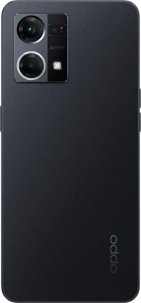 Oppo Reno7 Arka Pil Kapağı Siyah ürün görseli 1