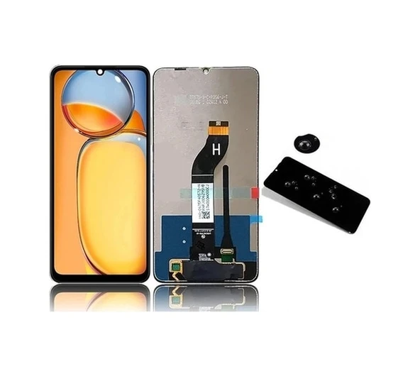 Redmı 13c Uyumlu Lcd Dokunmatik Ekran Yüksek Kalite + B7000 15ml Yapıştırıcı Ld-01 Siyah - Resim 2