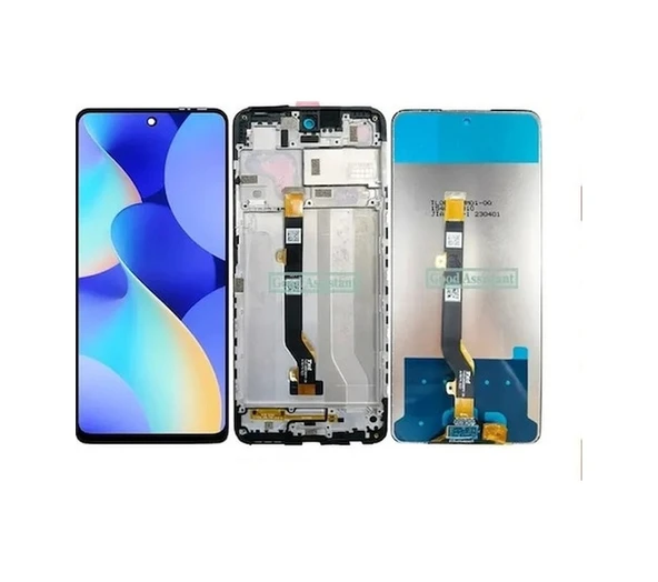 Tecno Spark 10 Pro Çıtalı Uyumlu Lcd Ekran Dokunmatik + B7000 15ml Yapıştırıcı Ld-01 Siyah - Resim 2