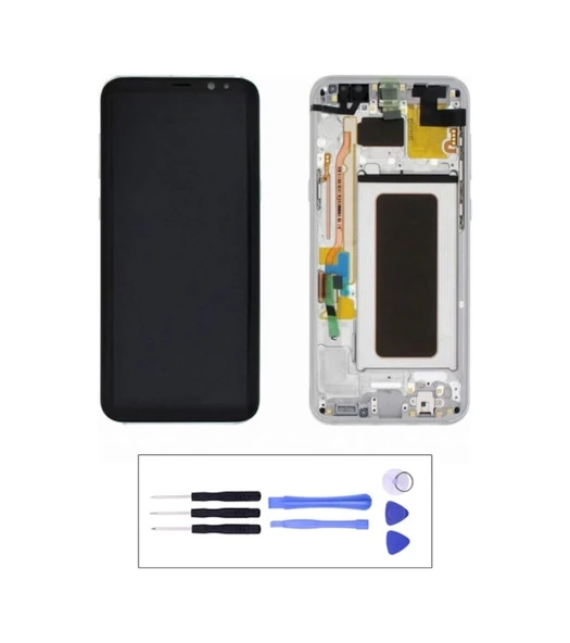 Samsung Galaxy S8 Plus Lcd Dokunmatik Ekran + Montaj Seti Çok Renkli ürün görseli 1