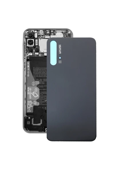 Huawei Nova 5t Siyah Uyumlu Pil Arka Kapağı Siyah ürün görseli 1