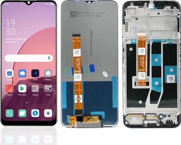 Oppo A16 Ekran Lcd Dokunmatik Çıtalı ürün görseli 1