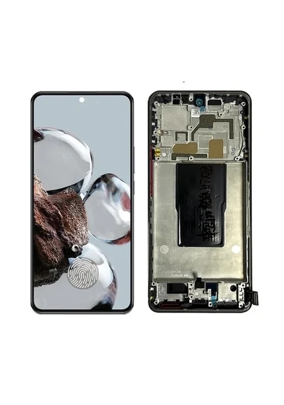 Xiaomi Mi 12t Lcd Oled Ekran Çıtalı Dokunmatik SİYAH ürün görseli 1
