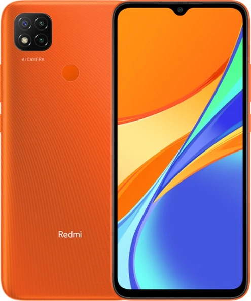 Xiaomi Redmi 9c Arka Pil Kapağı Turuncu ürün görseli 1
