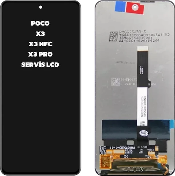 Poco X3 Uyumlu Lcd Dokunmatik Ekran Yüksek Kalite + B7000 15ml Yapıştırıcı Ld-01 Siyah - Resim 2