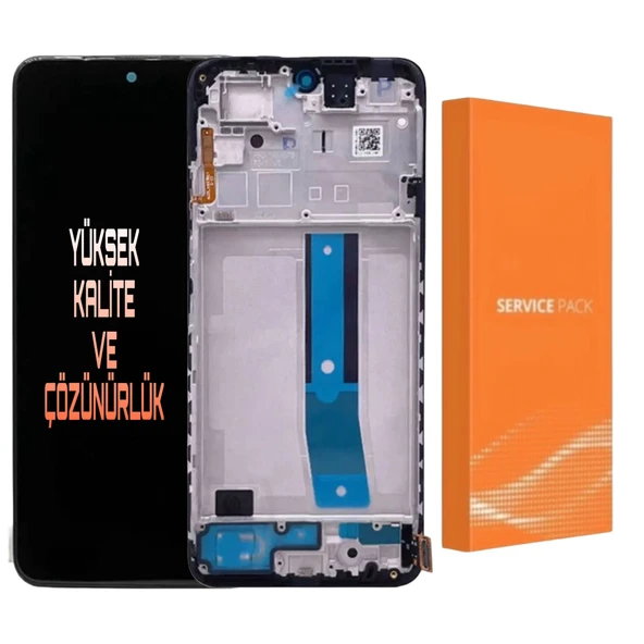 Xiaomi Redmi Note 12s Lcd Ekran Dokunmatik Çıtalı SİYAH ürün görseli 1