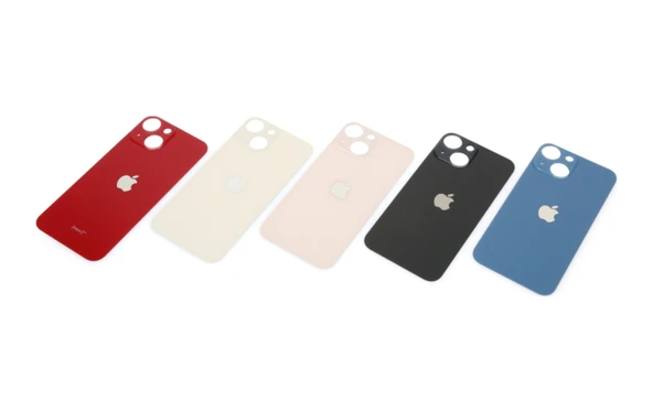 iPhone Uyumlu 13 Arka Batarya Kapağı Siyah Siyah Siyah ürün görseli 1