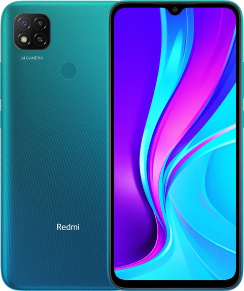 Xiaomi Redmi 9c Arka Pil Kapağı Yeşil ürün görseli 1