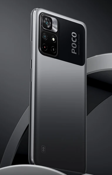 Xiaomi Poco M4 Pro 5g Uyumlu Arka Pil Batarya Kapağı Siyah ürün görseli 1