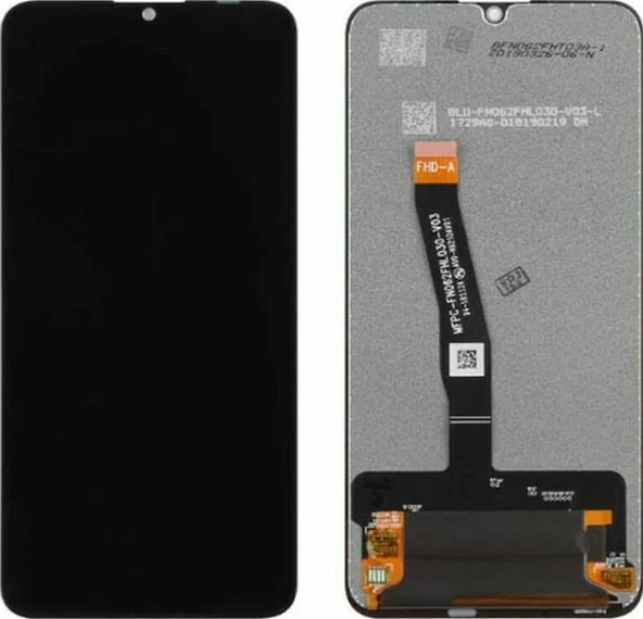 Huawei P Smart 2019 A Kalite Uyumlu Lcd Ekran Dokunmatik + B7000 15ml Yapıştırıcı Ld-01 Siyah - Resim 2