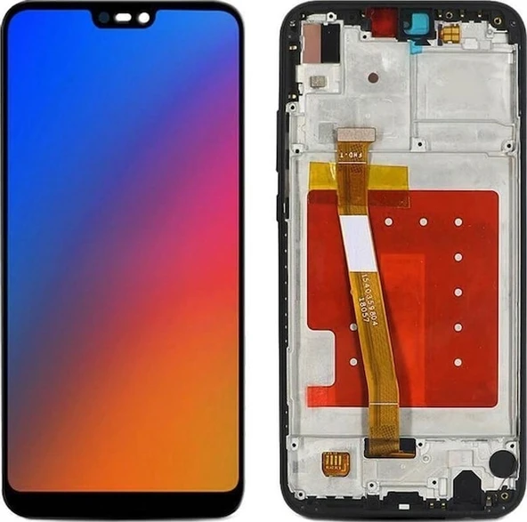 Huawei P20 Lite Yüksek Kalite Çıtalı Uyumlu Lcd Ekran Dokunmatik + B7000 15ml Yapıştırıcı Ld-01 Siyah - Resim 2