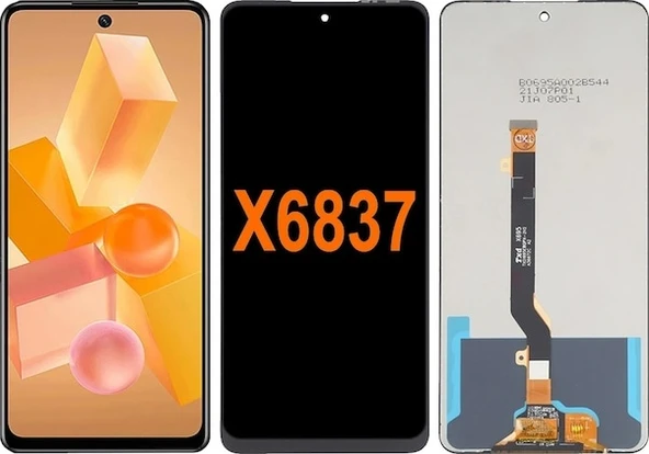 Infinix Hot 40 Pro Uyumlu Lcd Ekran Dokunmatik + B7000 15ml Yapıştırıcı Ld-01 Siyah - Resim 2