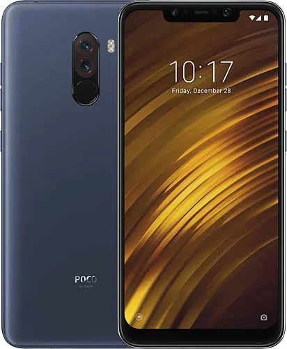 Xiaomi Pocopohone F1 Arka Pil Kapağı Sadece Kapak Mavi ürün görseli 1