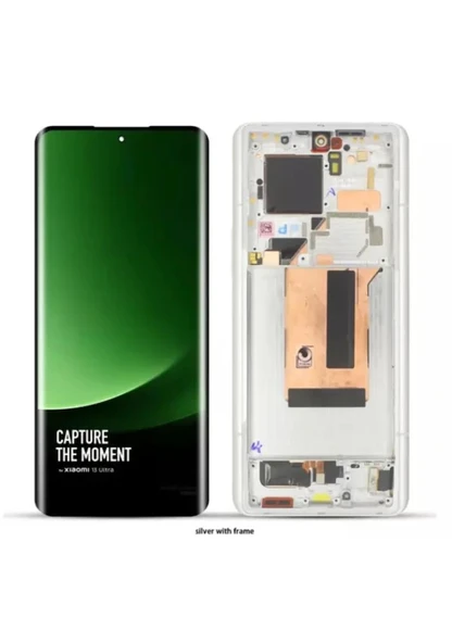 Xiaomi Mi 13 Ultra Lcd Çıtalı Ekran Dokunmatik + Montaj Kiti siyah ürün görseli 1
