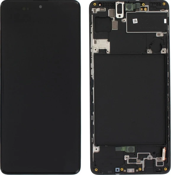 Samsung Galaxy A71 Çıtalı Tam Ekran Oled Lcd Dokunmatik Ekran Ld-01 Siyah - Resim 2