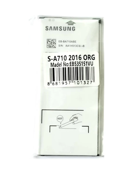 Samsung Galaxy A7 2016 (A710) Uyumlu Batarya Pil ürün görseli 1