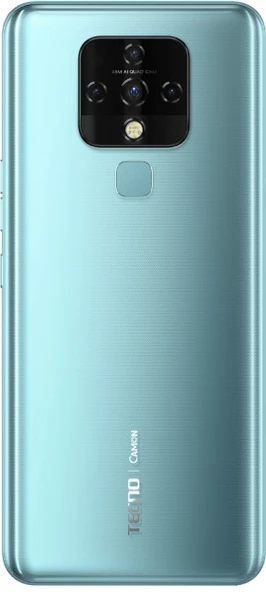 Tecno Camon 16 Arka Pil Batarya Kapağı Su Yeşili ürün görseli 1