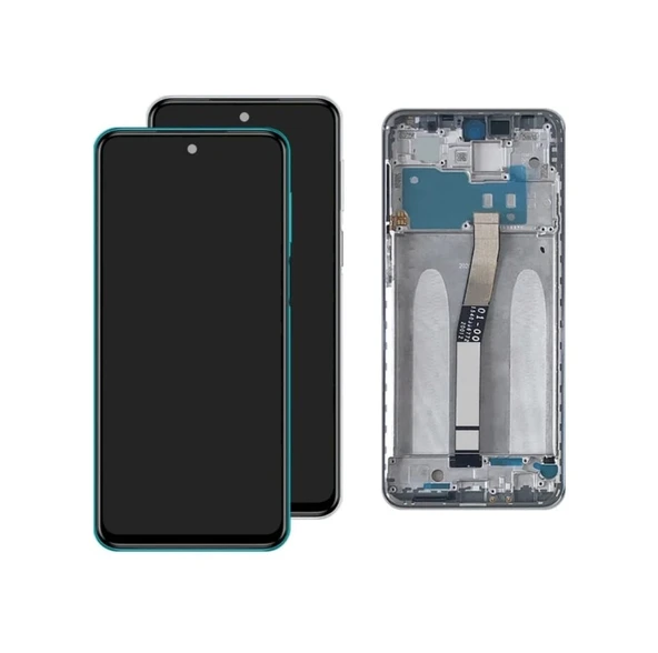 Xiaomi Redmi Note 9S Lcd Ekran Dokunmatik Çıtalı Mavi ürün görseli 1