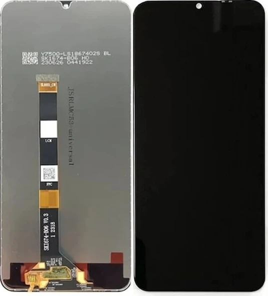 Realme C53 Uyumlu Lcd Dokunmatik Ekran Yüksek Kalite + B7000 15ml Yapıştırıcı Ld-01 Siyah - Resim 2