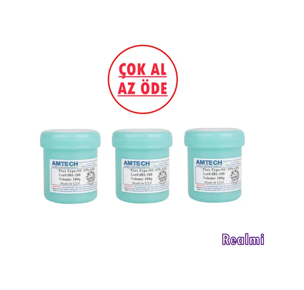 Amtech Nc-559-Asm Flux Krem 100G - 3 Adet ürün görseli 1