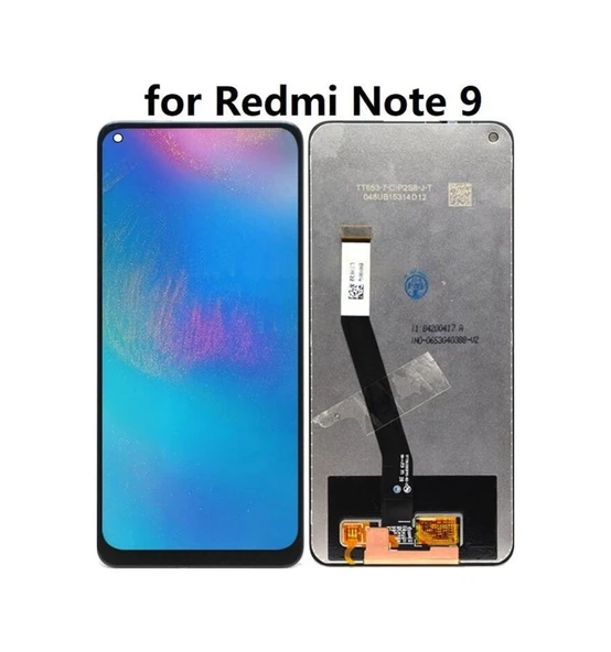 Xiaomi Redmi Note 9 Lcd Ekran Dokunmatik Siyah Çıtasız (518639773) Siyah ürün görseli 1