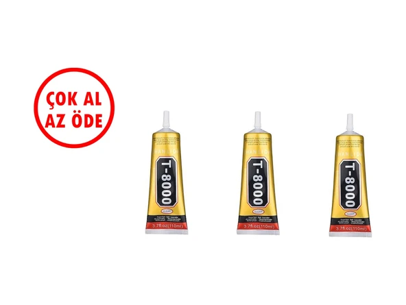 T-8000 110ML Yapıştırıcı 3 Adet ürün görseli 1