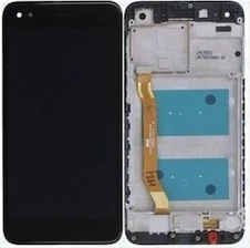 Huawei Y6 2017 Uyumlu Lcd Ekran Çıtalı Siyah ürün görseli 1