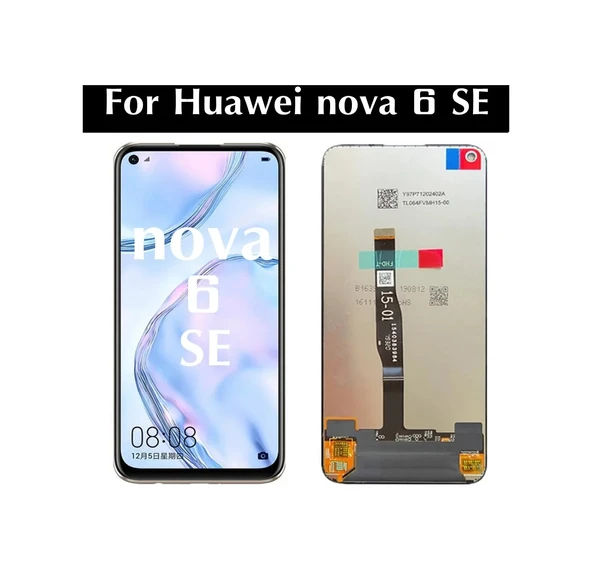 Huawei Nova 6 Se Uyumlu Lcd Ekran Siyah ürün görseli 1