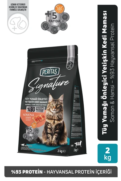 Signature Somonlu Yetişkin Kedi Maması  Yetişkin (1 - 7 Yaş) 2 Kg Hayır ürün görseli 1