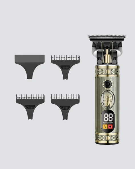 CEYLAN ADAM T Bıçaklı Şarjlı Saç Kesme ve Sakal Düzeltici – Burun Trimmerlı 2’si 1 Arada Set - Resim 4