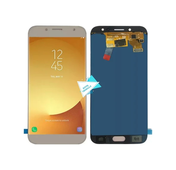 Samsung Galaxy J7 Pro Lcd J730F Ekran Dokunmatik Siyah - Resim 3