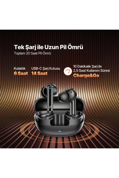 AirBeat Pro Max Gerçek Kablosuz TWS Bluetooth Kulaklık-2KM168 - Resim 4
